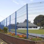 Home Outdoor Decorative Welded Wire Mesh Metal Curved Panel 3D Garden Fence