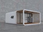 Modern Apple Cabin Office Steel Material Garden Office Cabin