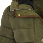 Fur Hood Womens Warm Waterproof Coat Loose Style For Winter Mid Thickness