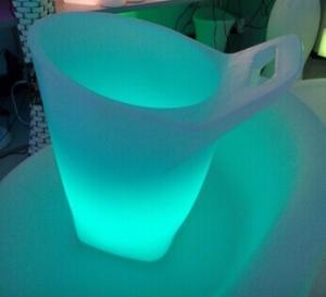 Wholesale LED ice Wine Bucket IC-021 Rechargeable battery,RGB color changing , remote control from china suppliers