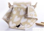 Square Woven Bathroom Hand Towels 100 Cotton , Modern Hand Towels For Kids