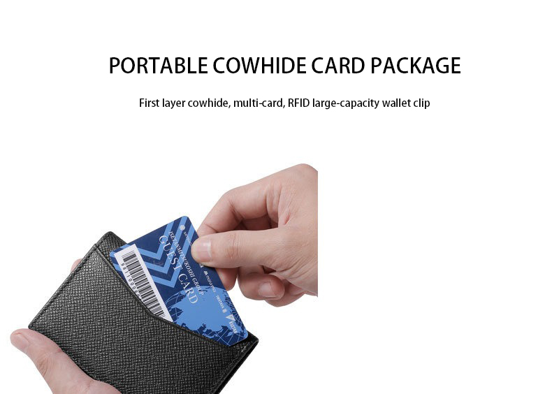 Upgrade Your Style with Our Popular Ultra-thin Leather Card Holder