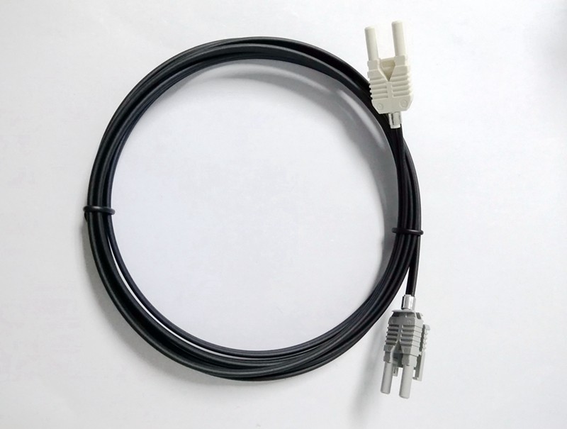 2M HFBR Plastic Fiber Optic Cable , Fiber Patch Cables For Versatile Link Terminations