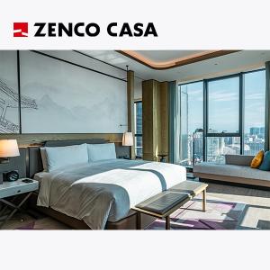 Wholesale Luxury Hotel Bedroom Furniture With King Bed And Bedside Table from china suppliers
