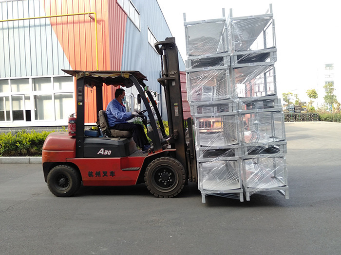 Heavy Duty Steel Stillage Pallet Cage 1000-2000kg Load Capacity 50kg Weight 800mm X 1200mm Dimensions