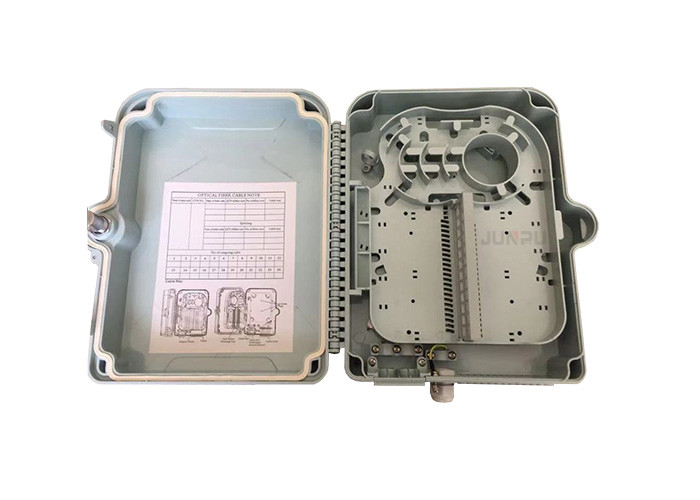 24 Port Outdoor Fiber Optic Distribution Box with SC adapter, ABS Material