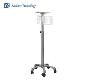 Wholesale Hospital Medical Devices Trolley for Patient Monitor Roll Stand from china suppliers