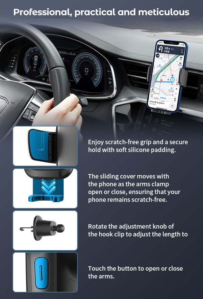 Customized Magnetic Car Mount Built In Capacitor Magnetic Phone Mount