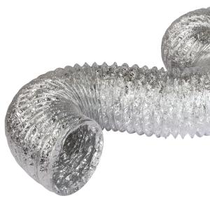 Wholesale Aluminum Foil Flexible Exhaust Hose , Double Layer 6'' 150mm Flexible Ducting Hose from china suppliers