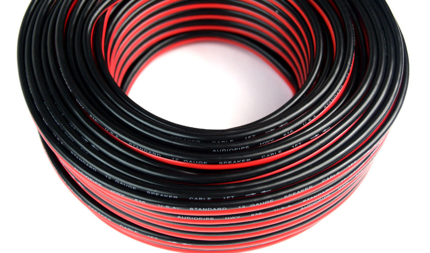 Red & Black Speaker Cable 2 x 0.75mm2 99.99% OFC Conductor for Home Theater