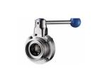 EPDM seat Full Bore 2'' Sanitary Butterfly Valves