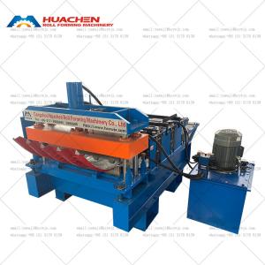 Wholesale Curving Metal Roof Panel Hydraulic Arch Sheet Cold Roll Forming Machine from china suppliers