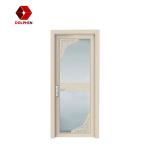 Glass Aluminium Casement Door Sound Insulation Waterproof Interior For Toilet