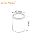 Outdoor Wall Mounted Cylinder Lamp Black LED Downward Column Outdoor Garden Lamp