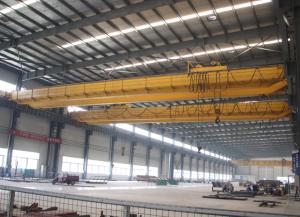 Wholesale LH Type Mobile Electric Double Girder Overhead Crane 50Ton with Electric Trolley from china suppliers