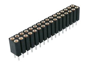 Wholesale 2.54mm Round Pin Female Header DIP Type Straight For Medical Equipment from china suppliers