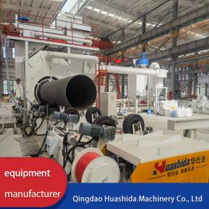 Wholesale Polyurethane Spraying Foam HDPE Winding Protective Jacket Pre insulated Steel Pipe Equipment from china suppliers