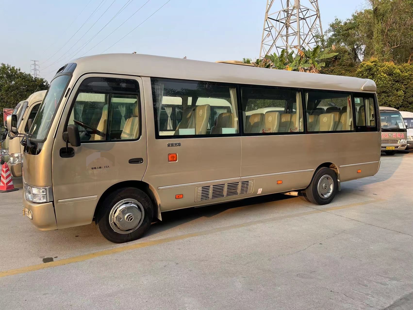 Golden Dragon Small Used Coaster Bus Mini 23 Seats Passenger Used Coach Bus