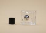 Heavy Wall Square Glass Perfume Bottles , 50ml Glass Perfume Bottles