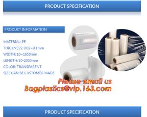 Wholesale PE/Polyethylene protection film surface protecting film, transparent PE film coated with acrylic adhesive from china suppliers