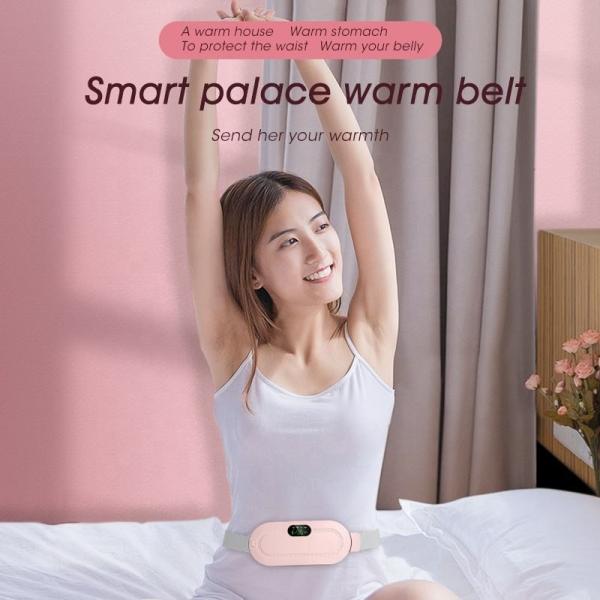 Hot Sale Women Use Warm Palace Belt Portable Heating Pad Cramps Massage