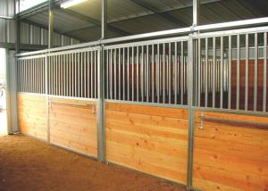 Wholesale Hot Dip Galvanized Horse Stalls , Metal Horse Stalls With Riding Barn Accessories from china suppliers