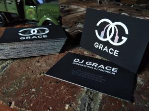 Wholesale Laser Silver Foil Gilded Edge Business Cards , Black Velvet Business Cards from china suppliers