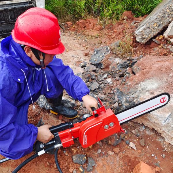 Diamond Hydraulic Hand Held Chain Saws Marble Portable Handheld Survival