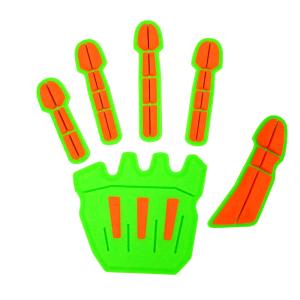 Wholesale 3D Embossed Rubber TPR Patch For Gloves Heat Press / Sew On Logo Options from china suppliers