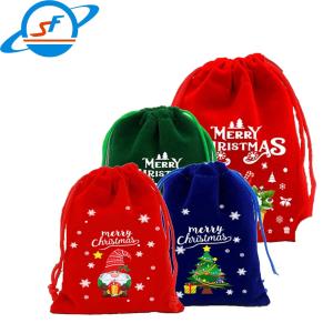 Wholesale xinhe SF Christmas gift bag Candy bag Holiday Surprise Santa gift bag from china suppliers