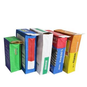Wholesale 2 Layer 3 Layer Kraft Paper Valve Bags With Plastic Inner For Packaging Cement Putty Chemical Powder Hold 20kg 25kg 50kg from china suppliers