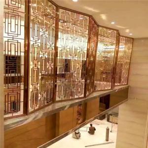 Wholesale luxury stainless steel Screens &amp; Room Dividers Type for Commercial Home Decor from china suppliers