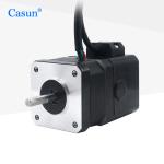 42*42mm 1.2A Casun Motor Nema 17 Stepper Motor With Brake Bipolar Connection