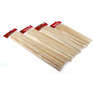 Wholesale Marshmallow Roasting Bamboo Barbecue Skewers , 36inch Wooden Barbeque Sticks from china suppliers
