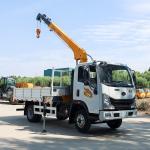 2023 4x2 3.2ton Lift Stiff Boom Truck Telescopic Truck Crans for Sale Mounted