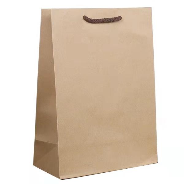 Coated Paper Boutique Gift Bag With Handles Handmade CMYK 4 Color Offset