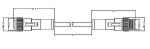 Angled Straight M12 Waterproof Connector Male To Male A B D Coded Pa66 Screw