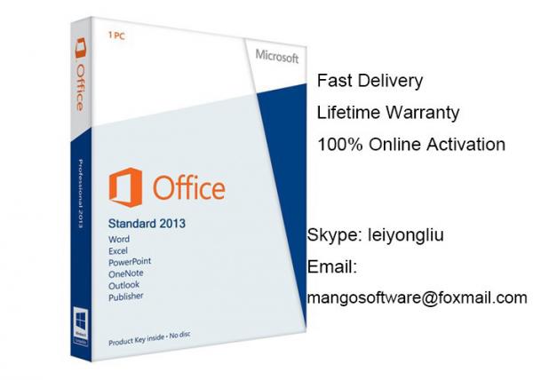 Quality Full Version Genuine Microsoft Office 2013 Product Key Card PKC 1 User for sale