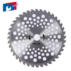 Wholesale 230 250 Mm Grass TCT Saw Blade , 36 / 40T Tungsten Carbide Tipped Saw Blade from china suppliers