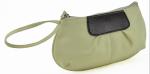Personalized Zippered Cosmetic Bag , Wristlet Handle Makeup Clutch Bag