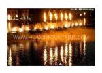 Modern Art Fire Water Fountain , Large Amazing Musical Water Fountain Project