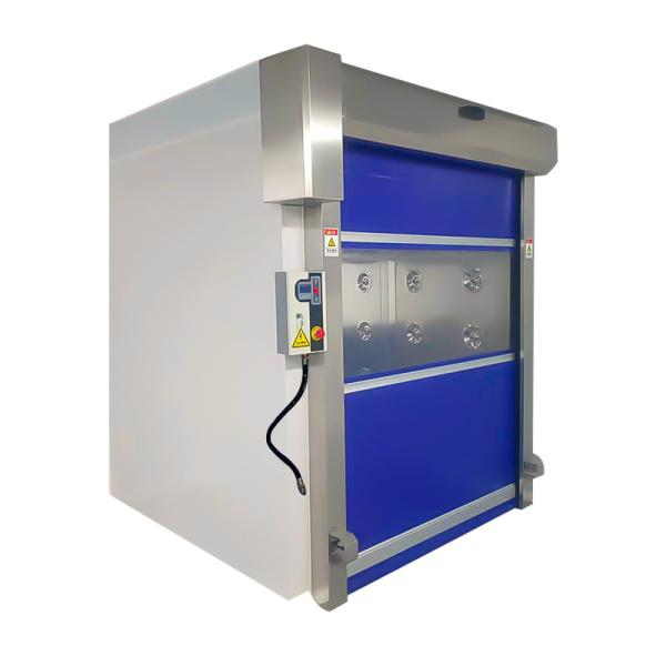 MRJH Curtain Fully Automatic Air Shower Room Custom 304 Stainless Steel Air