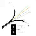 4 Hillo 2 Hillo 1 Hillo GJXH GJXFH White Black Flat FTTH Drop Wire Indoor FTTH