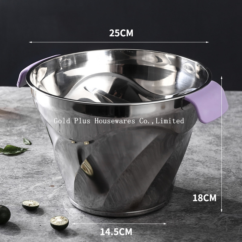 620g Metal Steel Round Shape Beer Ice Bucket Custom Logo