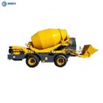4M3 Capacity 95kW Engine Industrial HY400 Self Loading Concrete Mixer Truck