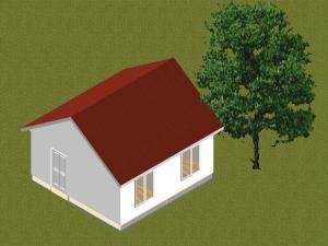 Wholesale Small Family Steel Frame Prefab Bungalow Homes / Contemporary Prefab Homes from china suppliers