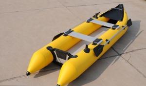Wholesale 2 Person 0.9mm PVC Inflatable Sea Kayak For Eskimo Hunter , CE Certificate from china suppliers