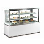 Fan Cooling 220V Transparent Bakery Display Fridge