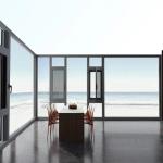 Commercial Aluminium Fixed Window Tempered Glass For Doors And Windows