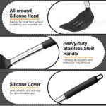 Kitchen cooking utensils 4 sets,for non-stick cookware flipping mixing